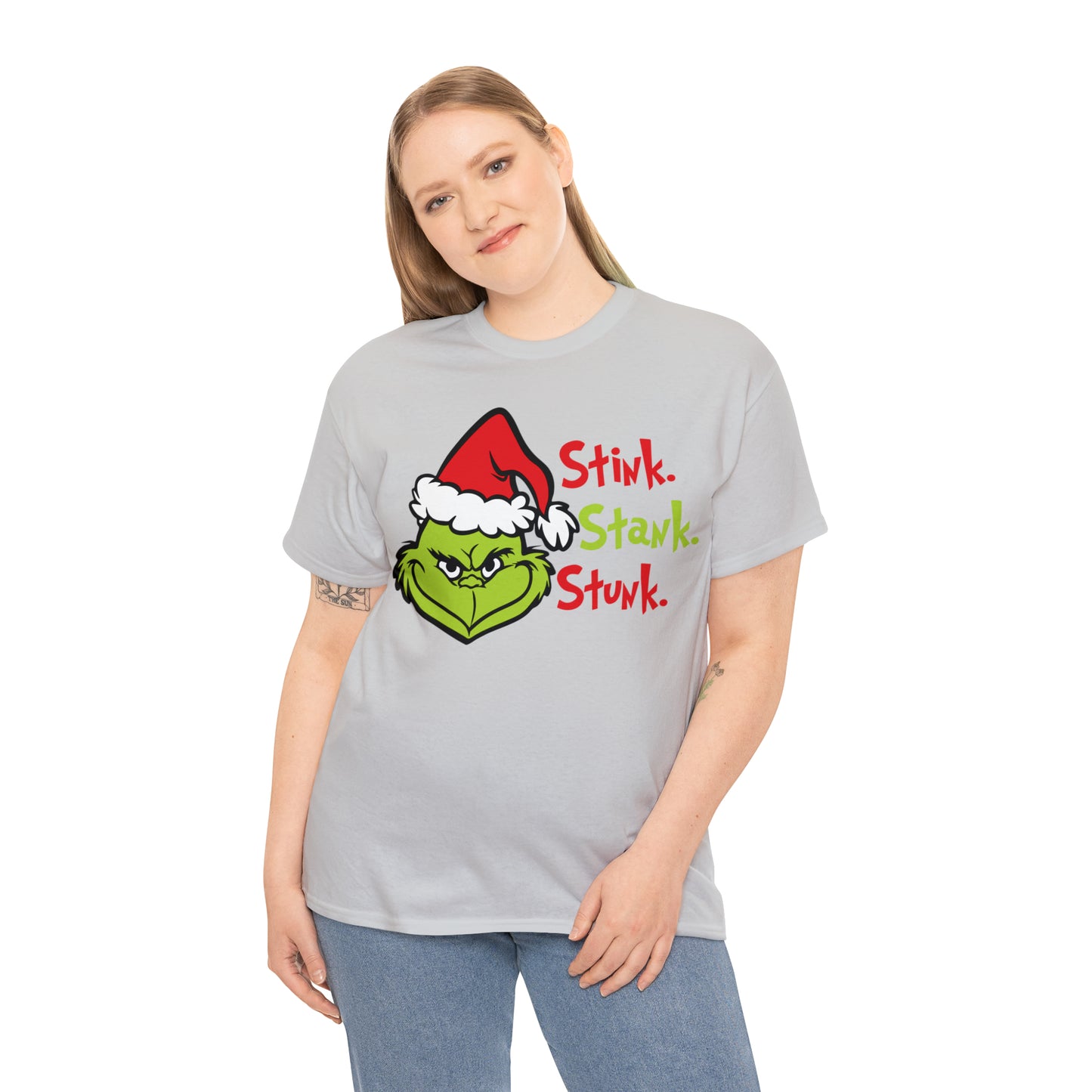 Grinch Stink Stank Stunk Christmas Short Sleeve Tee