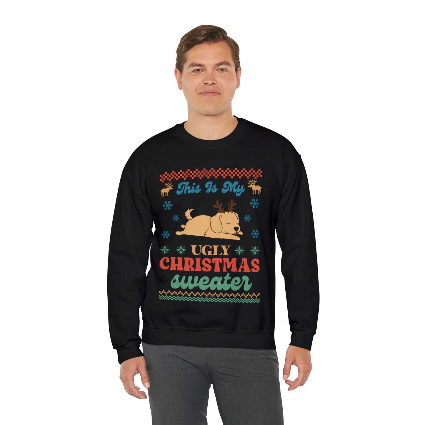 Golden Retriever This is My Ugly Christmas  Sweater Sweatshirt