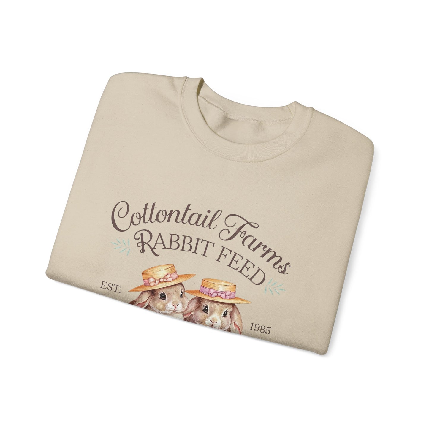 Easter Cottontail Farms Rabbit Feed Sweatshirt