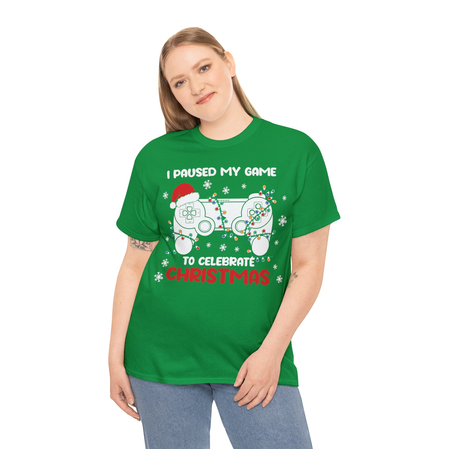 I Paused My Game To Celebrate Christmas Short Sleeve Tee