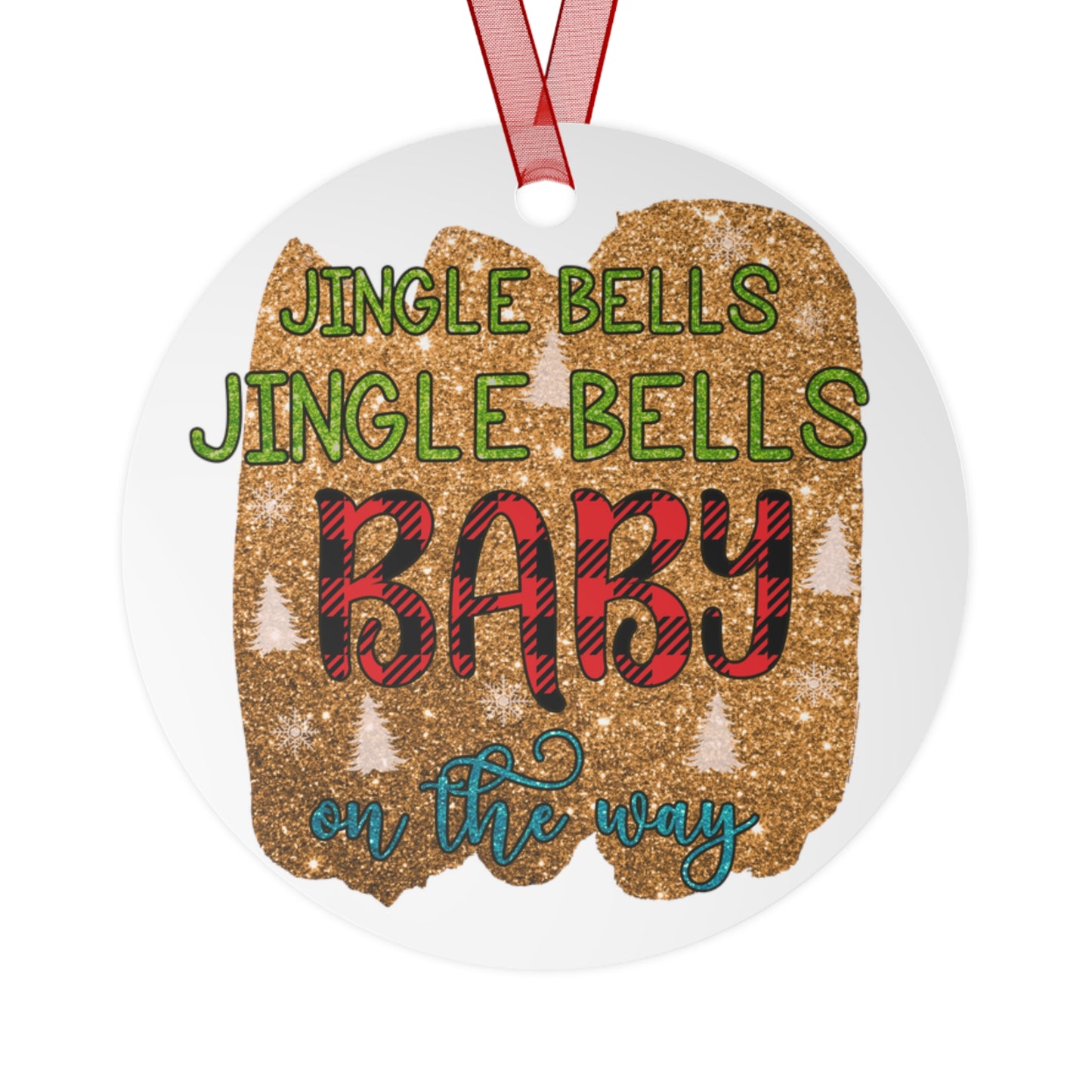 Jingle Bells Baby On The Way Pregnancy Ornament