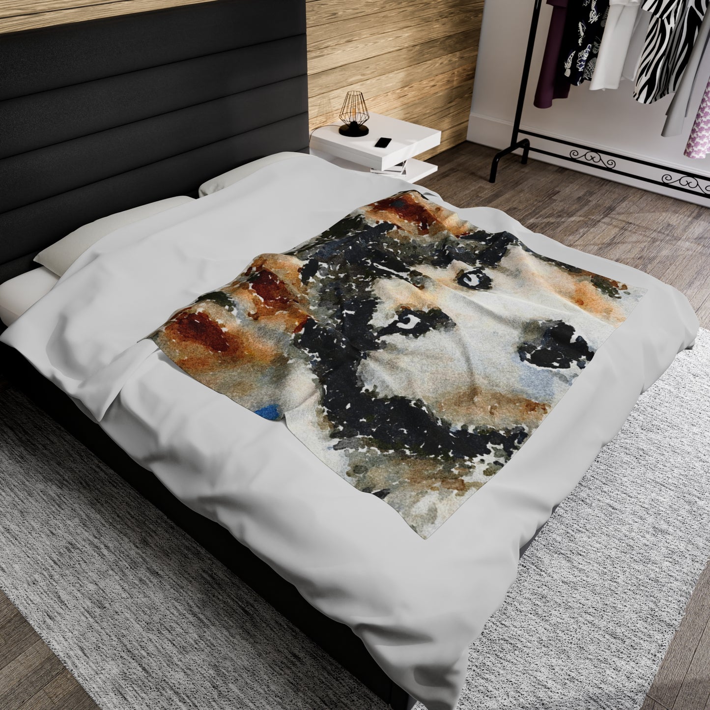 Husky in Snow Blanket