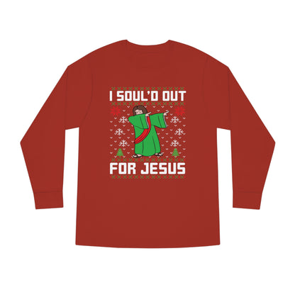 I Soul'd Out For Jesus Christmas Ugly Sweater Long Sleeve T-shirt