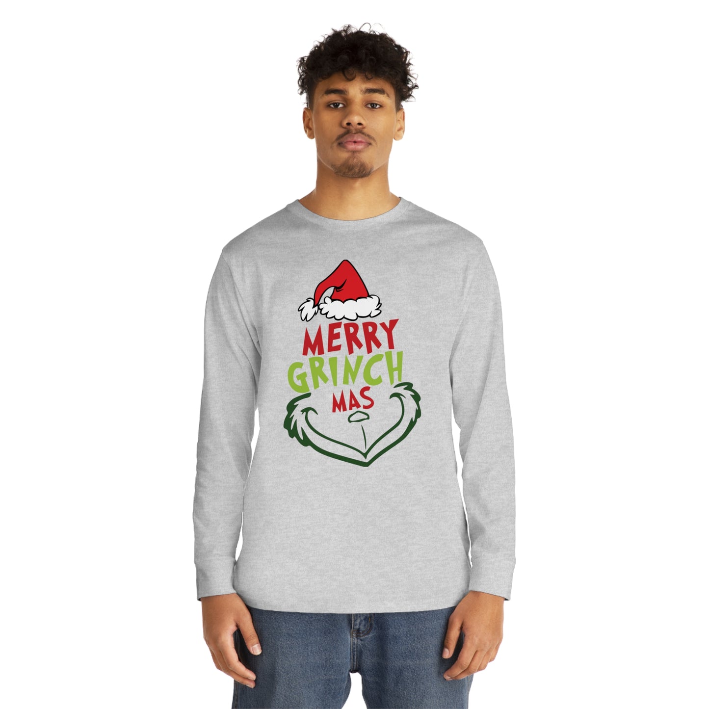 Merry Grinchmas Design 2 Christmas Long Sleeve T-Shirt