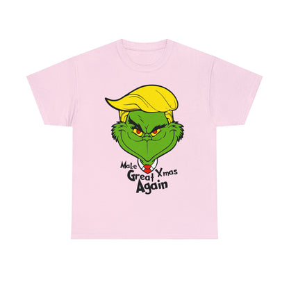 Make Xmas Great Again Grinch Christmas Short Sleeve Tee