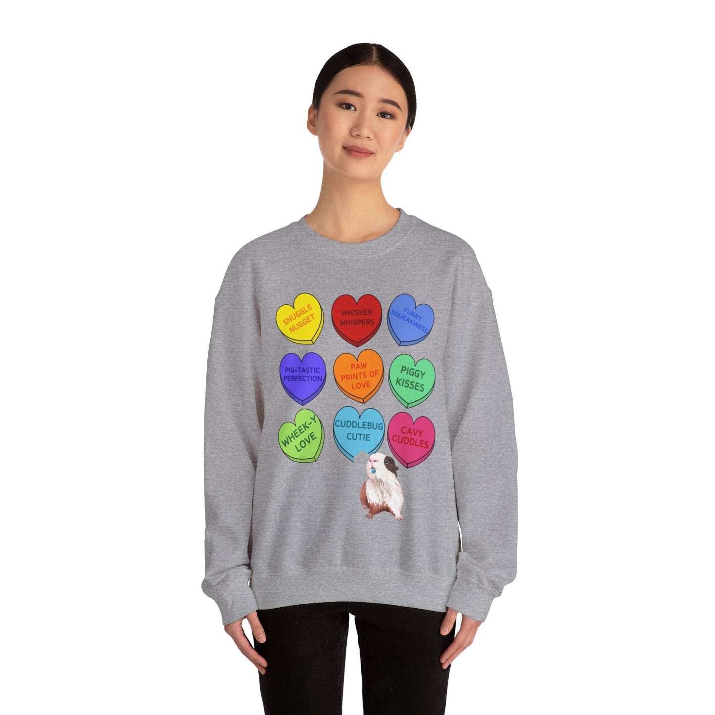 Guinea Pig Sweethearts Valentine Sweatshirt