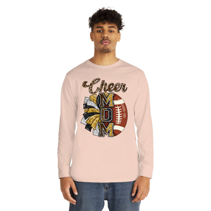 Football Cheer Mom Long Sleeve Tee