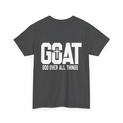 GOAT God Over All Things Short Sleeve Tshirt