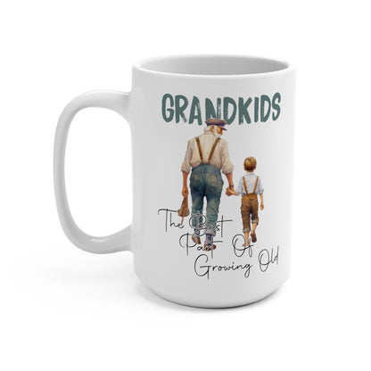 Grandkids The Best Part of Growing Old Mug 15oz
