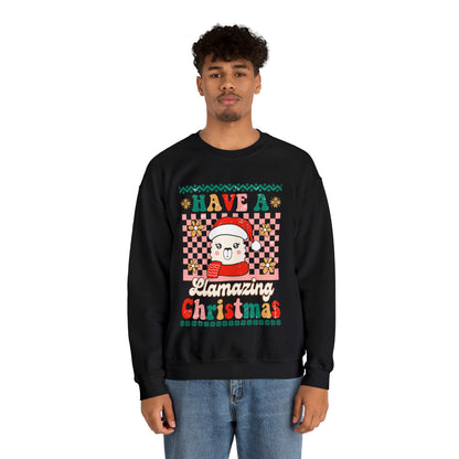 Have a Llamazing Christmas Ugly Sweater Sweatshirt