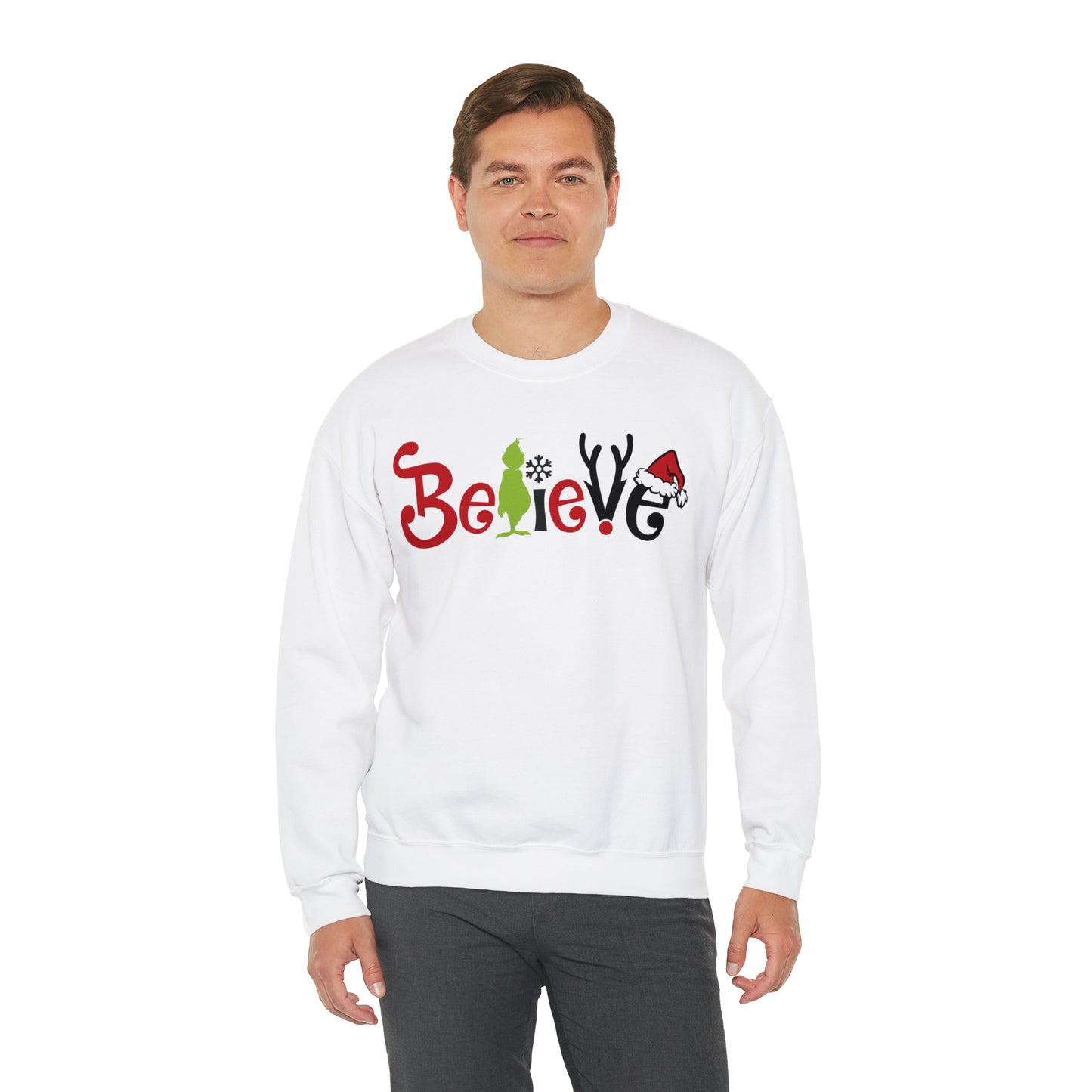 Believe Grinch Christmas Sweatshirt