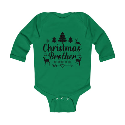 Christmas Brother Family Christmas Infant Long Sleeve Bodysuit