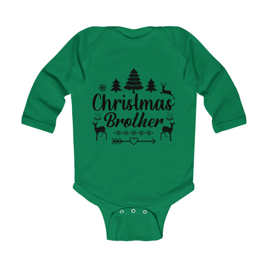 Christmas Brother Family Christmas Infant Long Sleeve Bodysuit