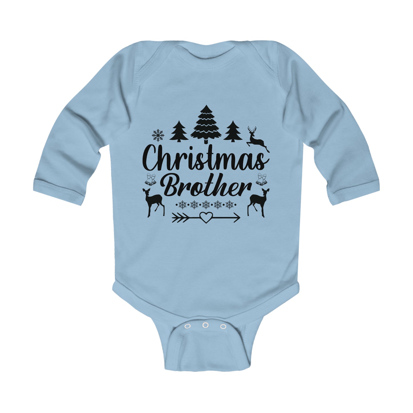 Christmas Brother Family Christmas Infant Long Sleeve Bodysuit