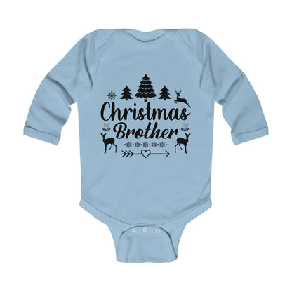 Christmas Brother Family Christmas Infant Long Sleeve Bodysuit