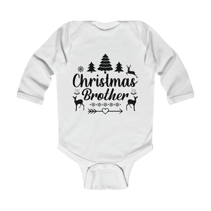 Christmas Brother Family Christmas Infant Long Sleeve Bodysuit