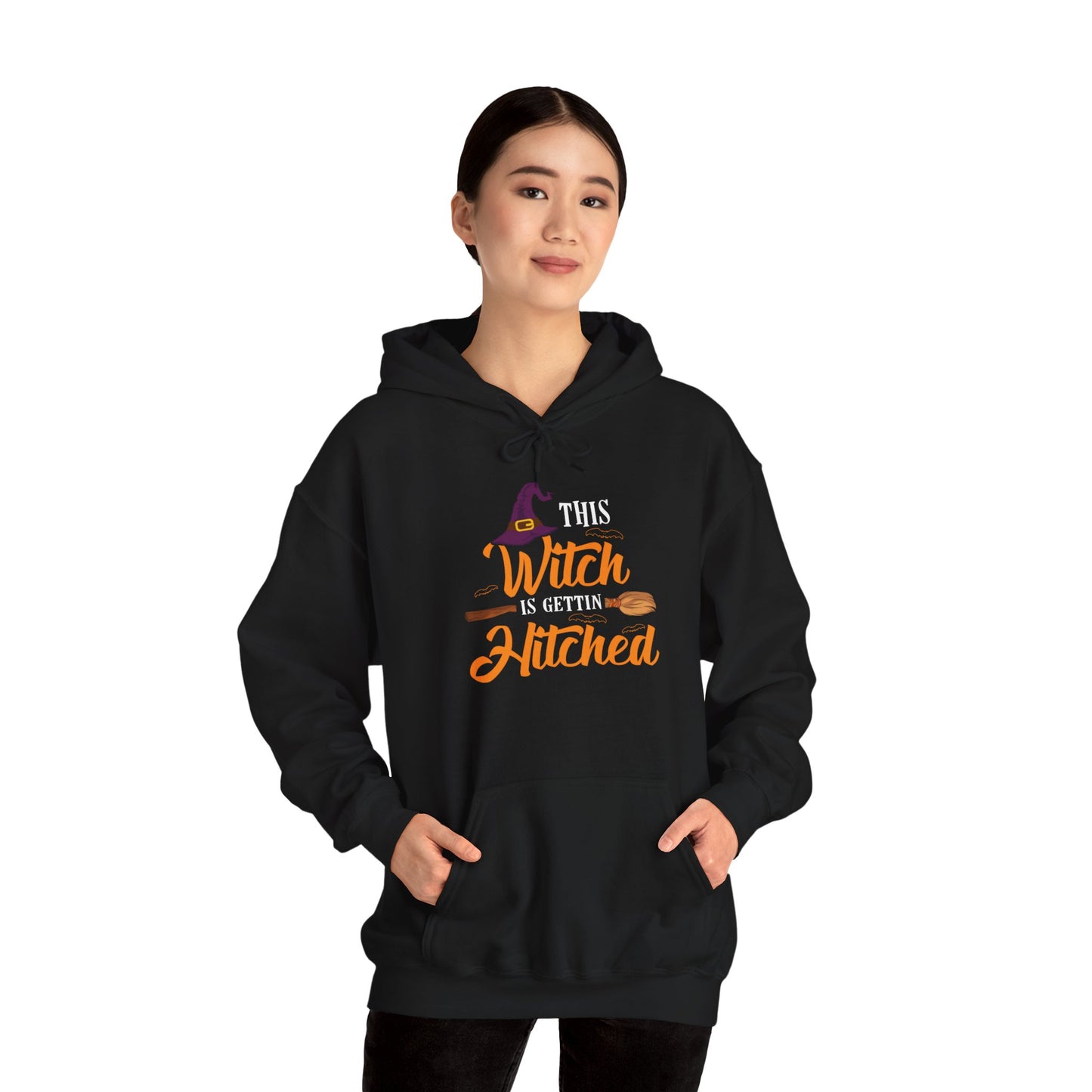 This Witch Is Getting Hitched Wedding Halloween Pullover Hoodie