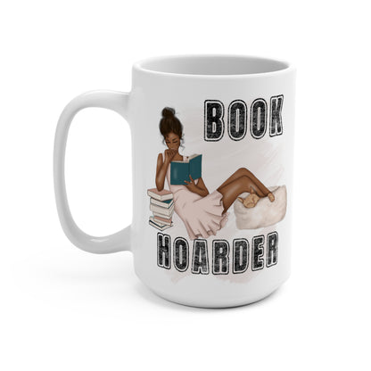 Book Hoarder Design 2 Mug 15oz