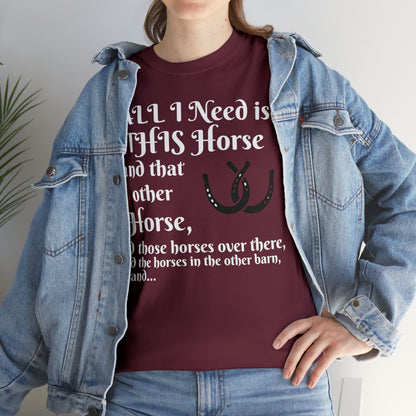 All the horses shirt Unisex Heavy Cotton Tee
