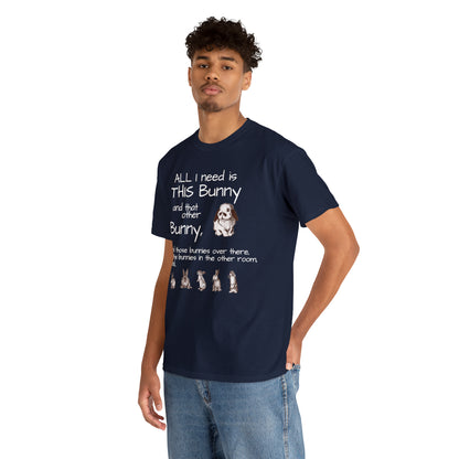 All The Bunnies Rabbit lover Unisex Heavy Cotton Tee