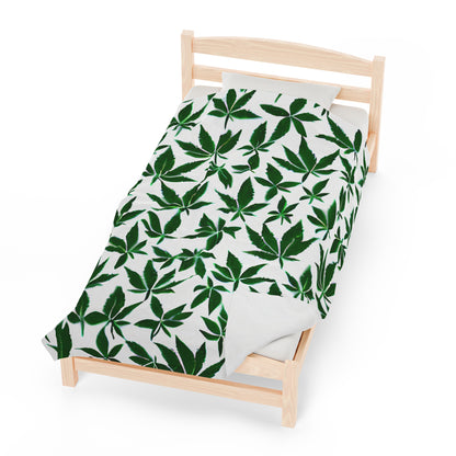 Marijuana Leaf Blanket