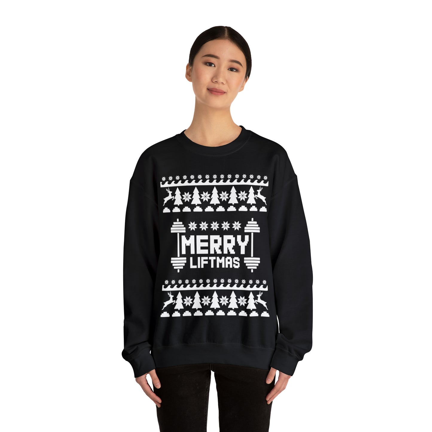 Merry Liftmas Christmas Ugly Sweater Sweatshirt
