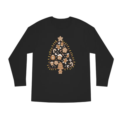 Gingerbread Cookie Christmas Tree Christmas Long Sleeve T-Shirt