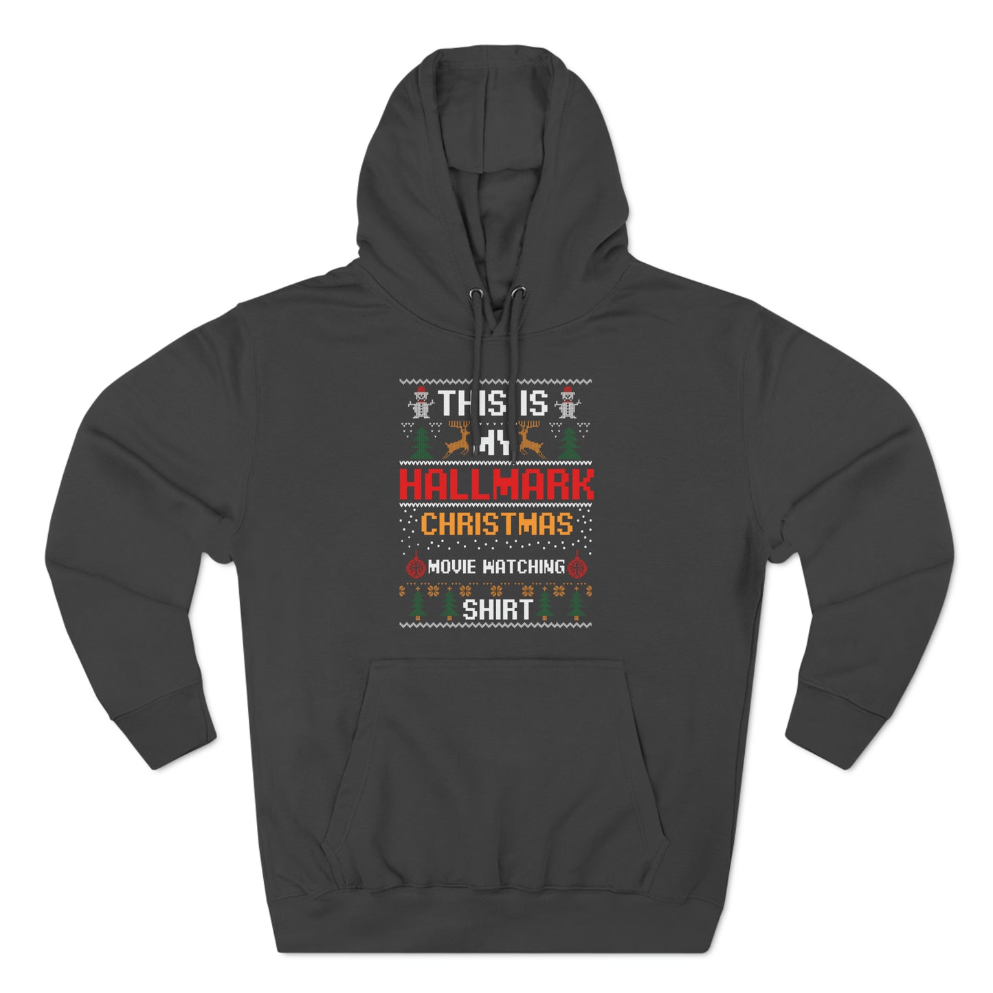 This is My Hallmark Christmas Movie Watching Shirt Ugly Sweater Pullover Hoodie
