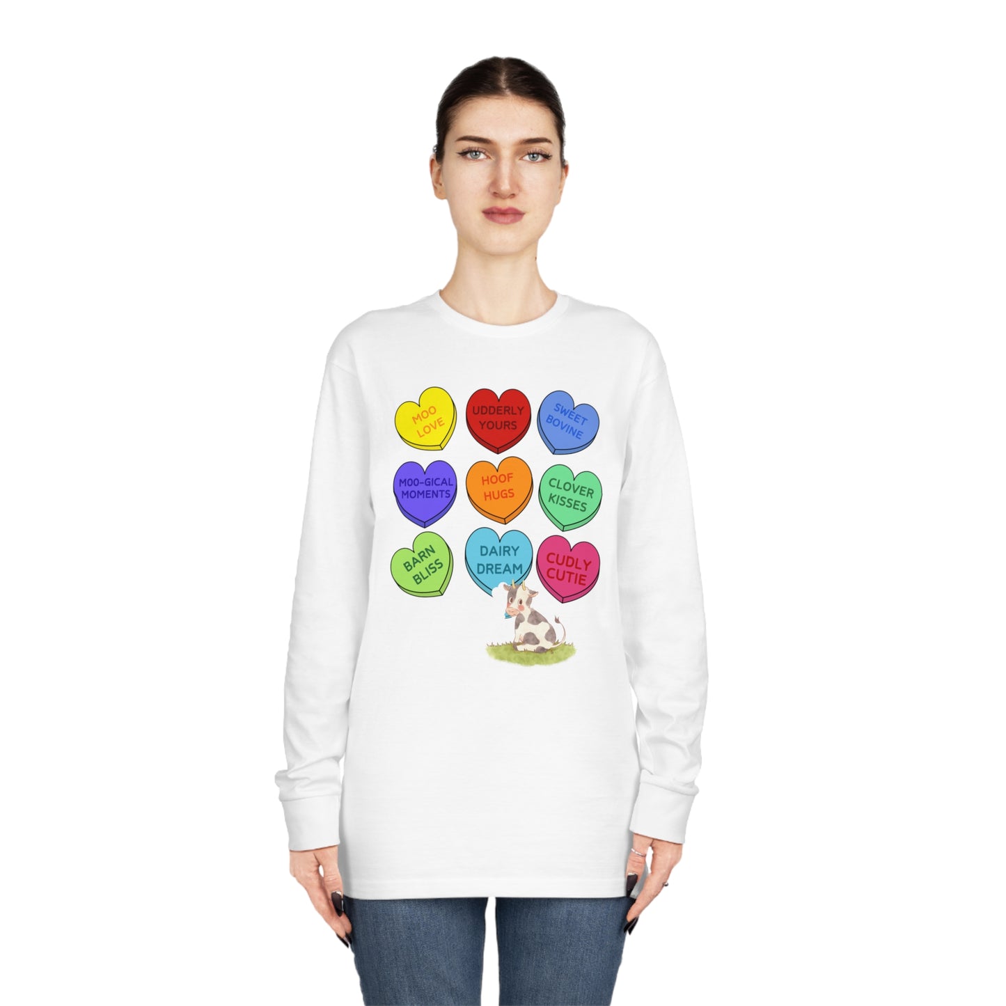 Cow Sweethearts Valentine Long Sleeve T-shirt