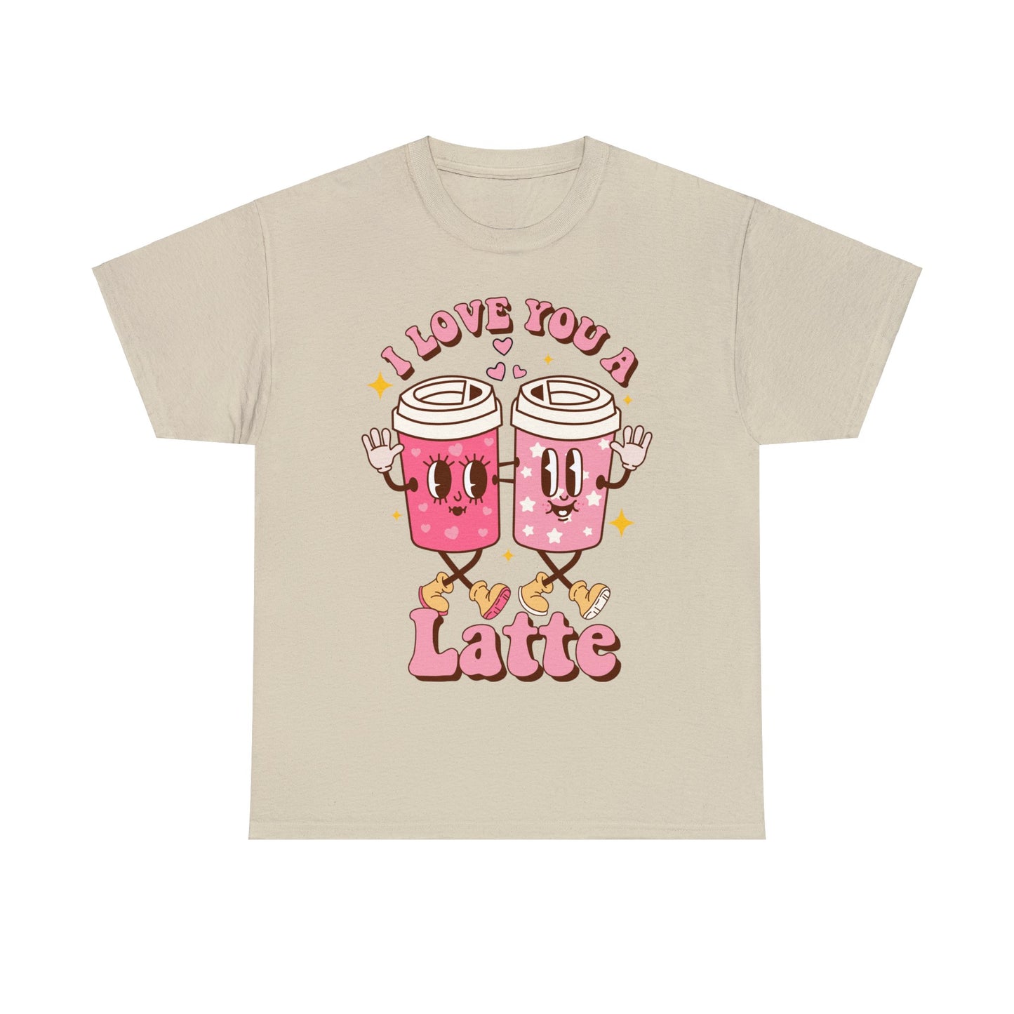 I Love You a Latte Valentine Short Sleeve Tee