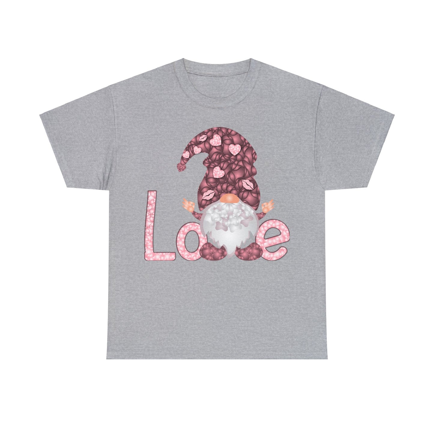 Love Gnome Valentine Short Sleeve Tee