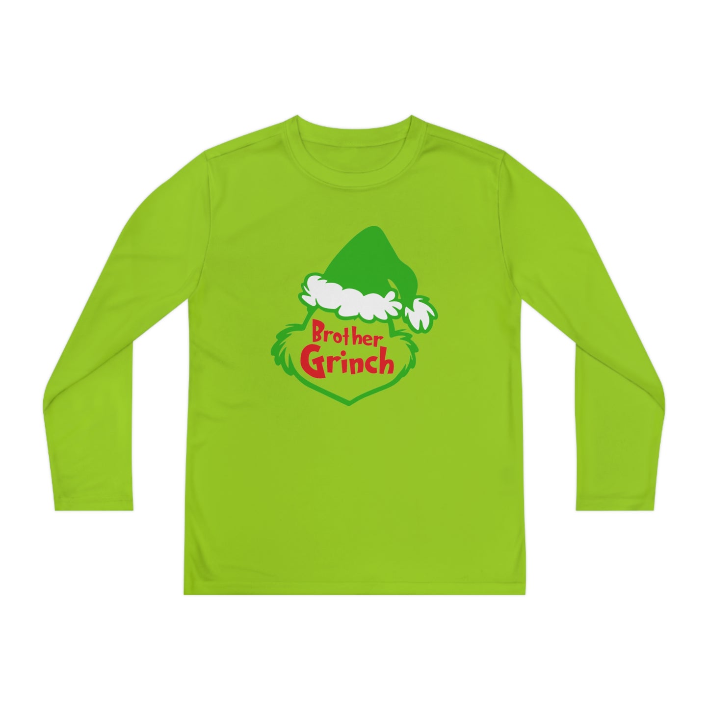 Brother Grinch Christmas Youth Long Sleeve Tee