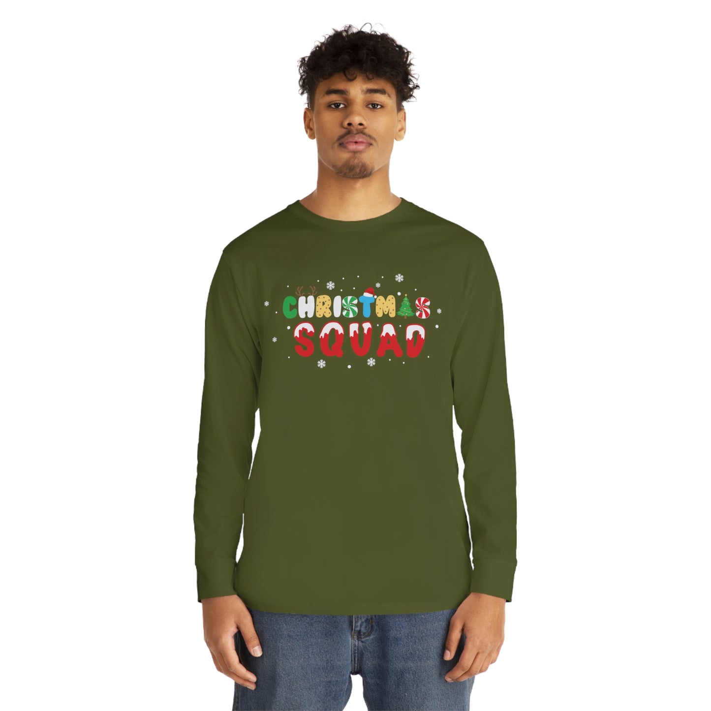 Christmas Squad Christmas Long Sleeve Tee