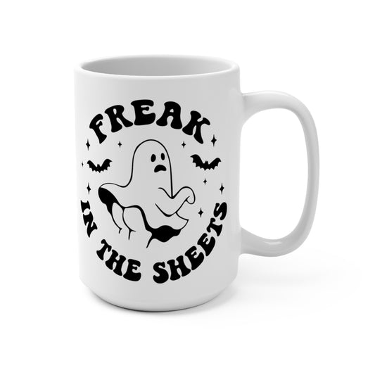 Freak In The Sheets Halloween Mug 15oz