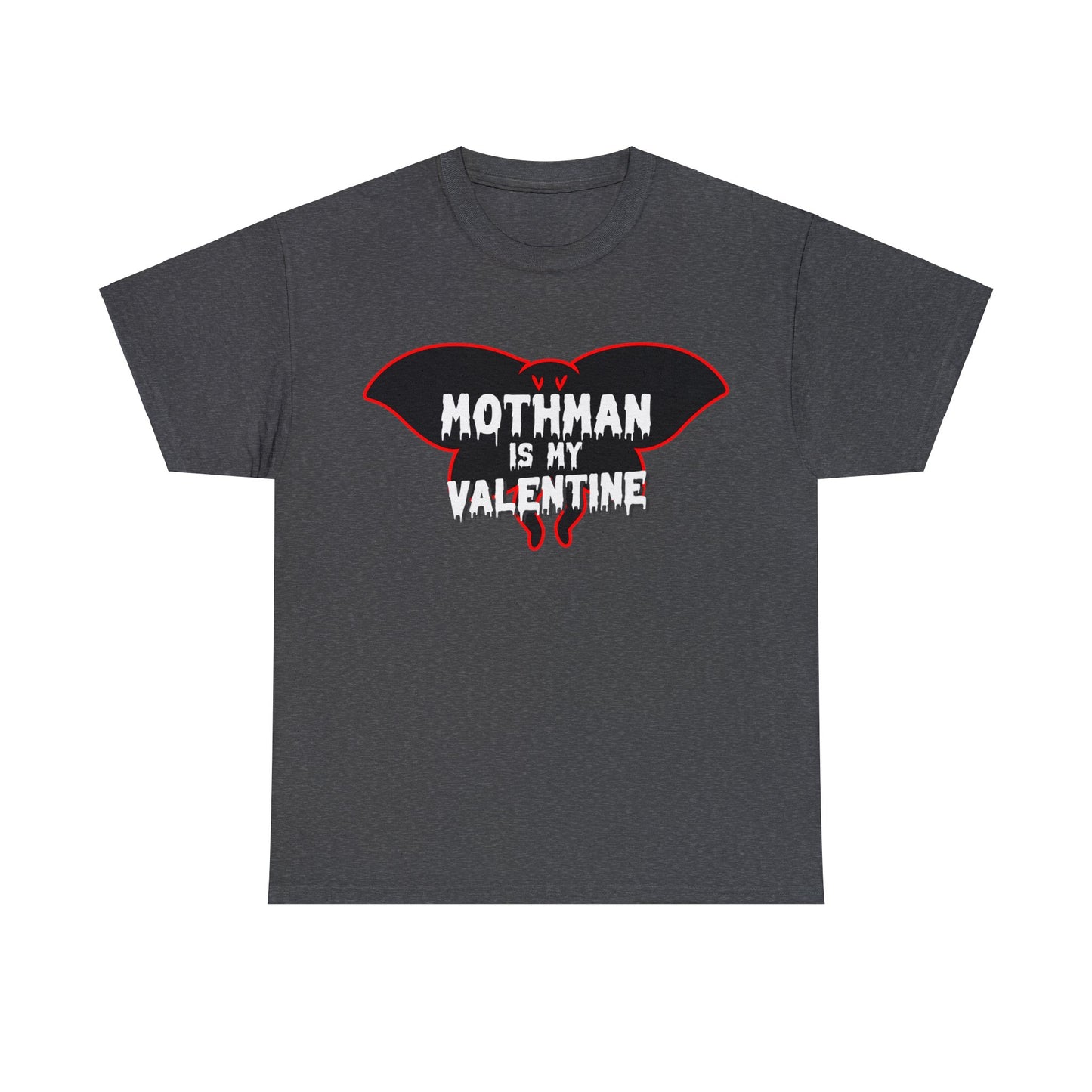 Mothman is My Valentine Short Sleeve Tee