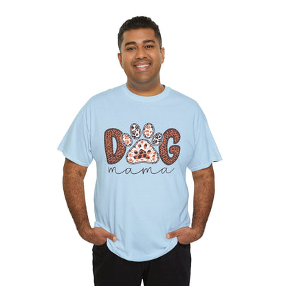 Dog Mama Paw Short Sleeve Tshirt