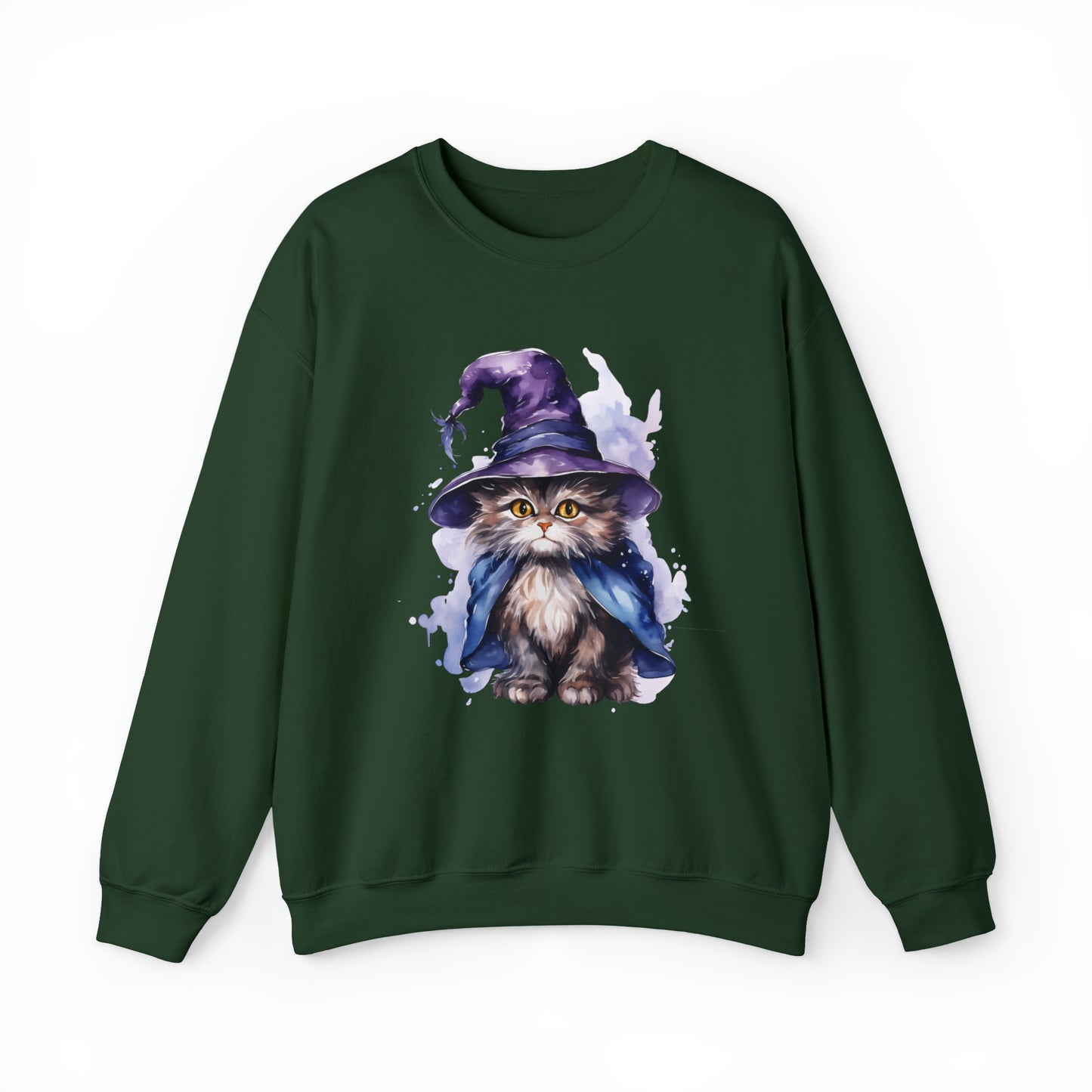 Witch Wizard Cat Halloween Sweatshirt