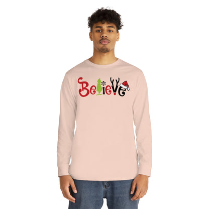 Believe Grinch Christmas Long Sleeve T-Shirt