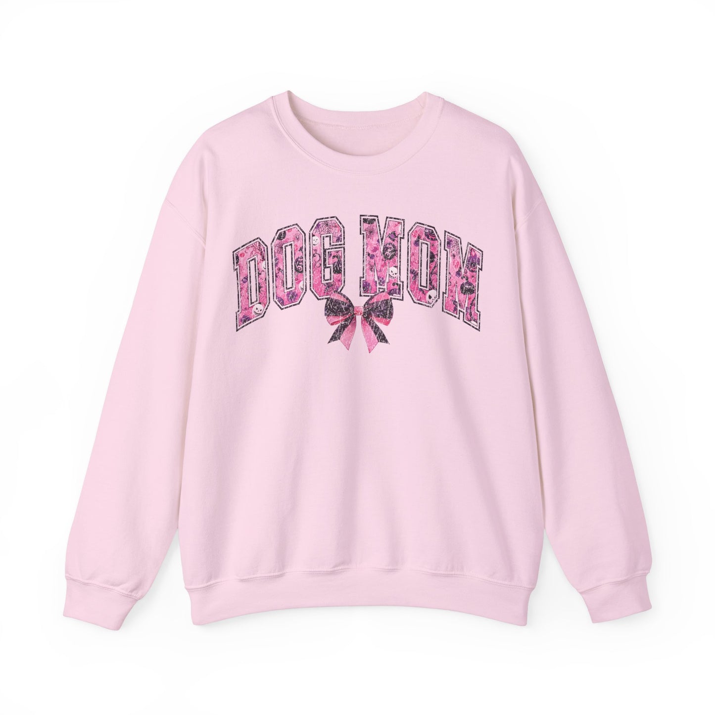 Halloween Pink Dog Mom Sweatshirt