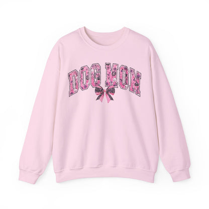 Halloween Pink Dog Mom Sweatshirt