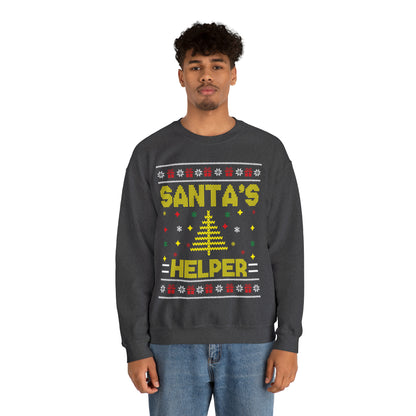 Santa's Helper Christmas Ugly Sweater Sweatshirt