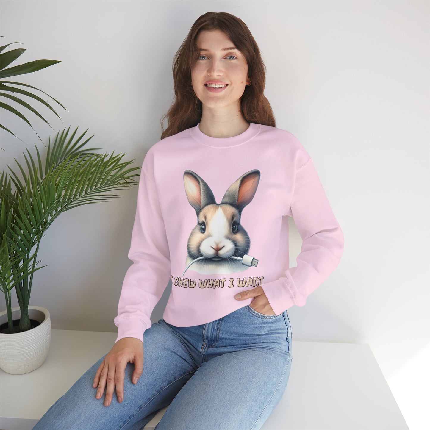 I Chew What I Want Rabbit Sweatshirt