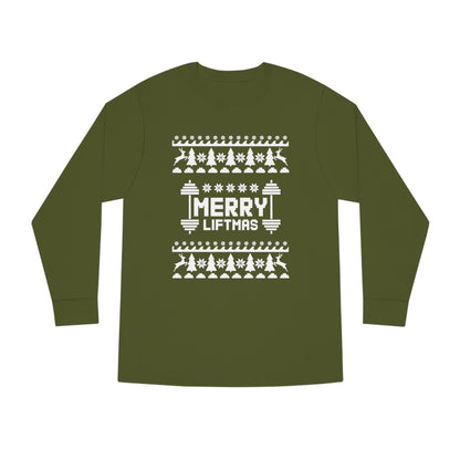 Merry Liftmas Christmas Ugly Sweater Long Sleeve Tee