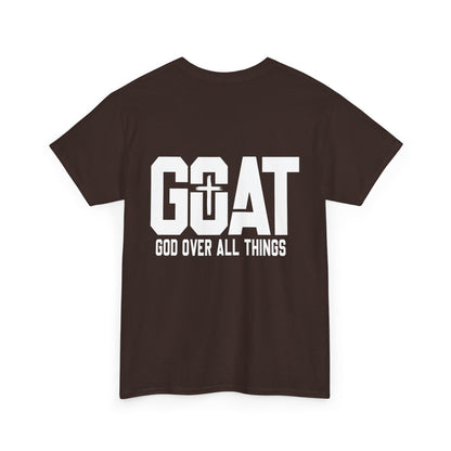 GOAT God Over All Things Short Sleeve Tshirt