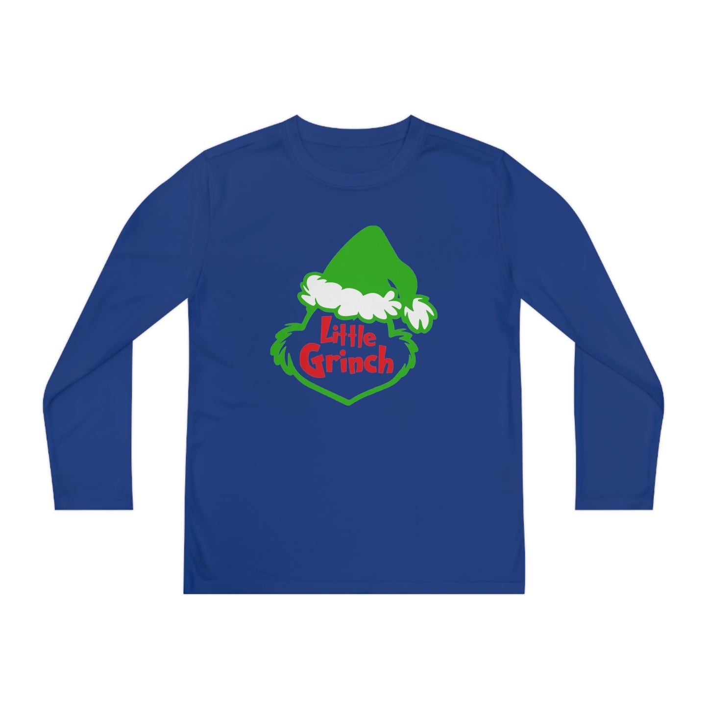 Little Grinch Christmas Youth Long Sleeve Tee