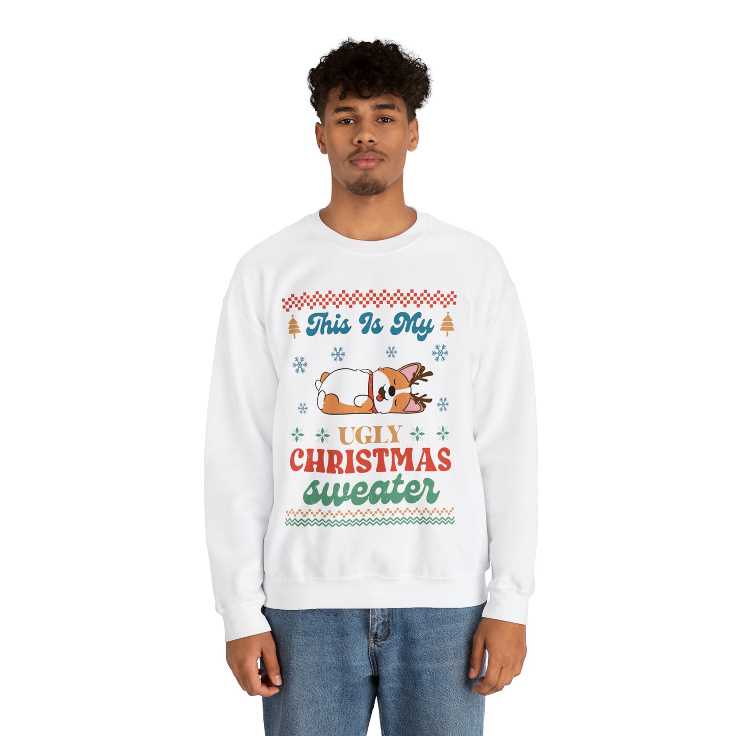 Corgi This is My Ugly Christmas Sweater Sweatshirt