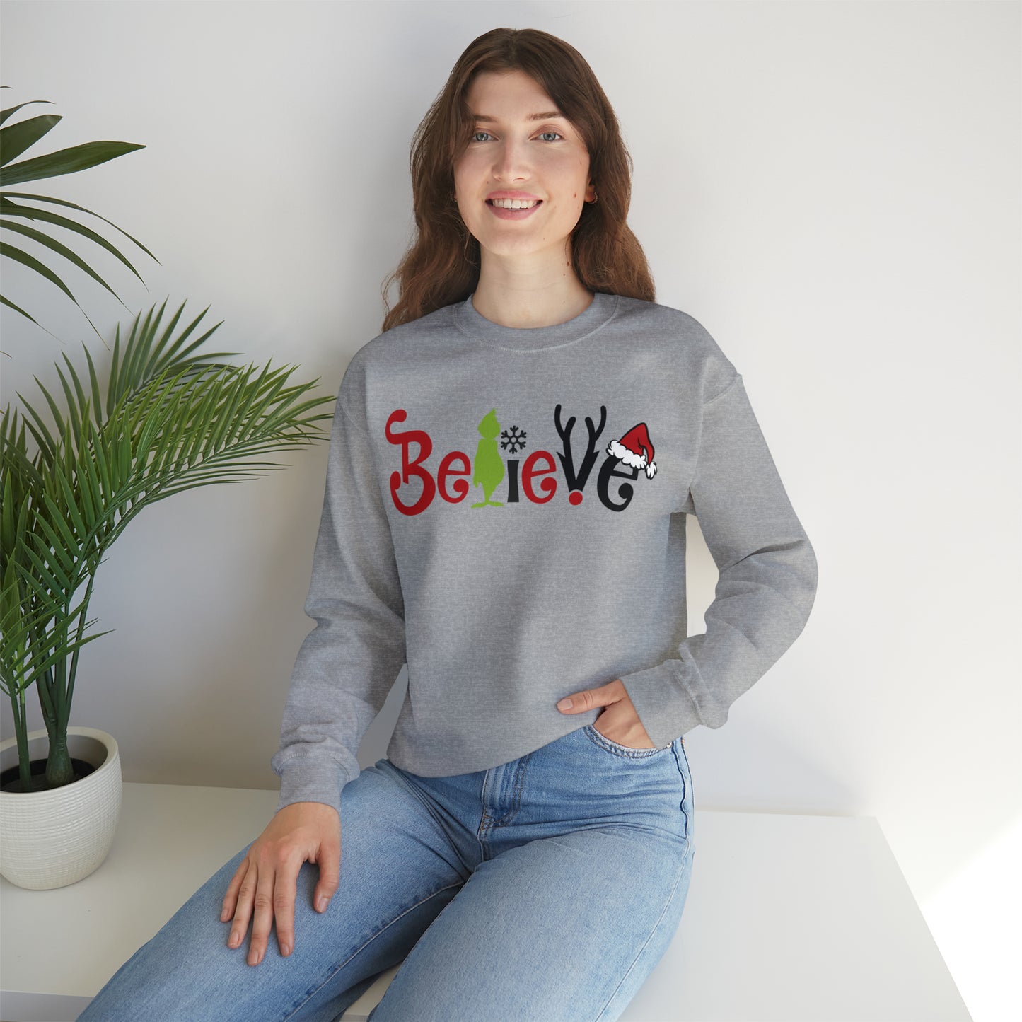 Believe Grinch Christmas Sweatshirt