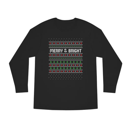 Merry and Bright Christmas Ugly Sweater Long Sleeve T-shirt