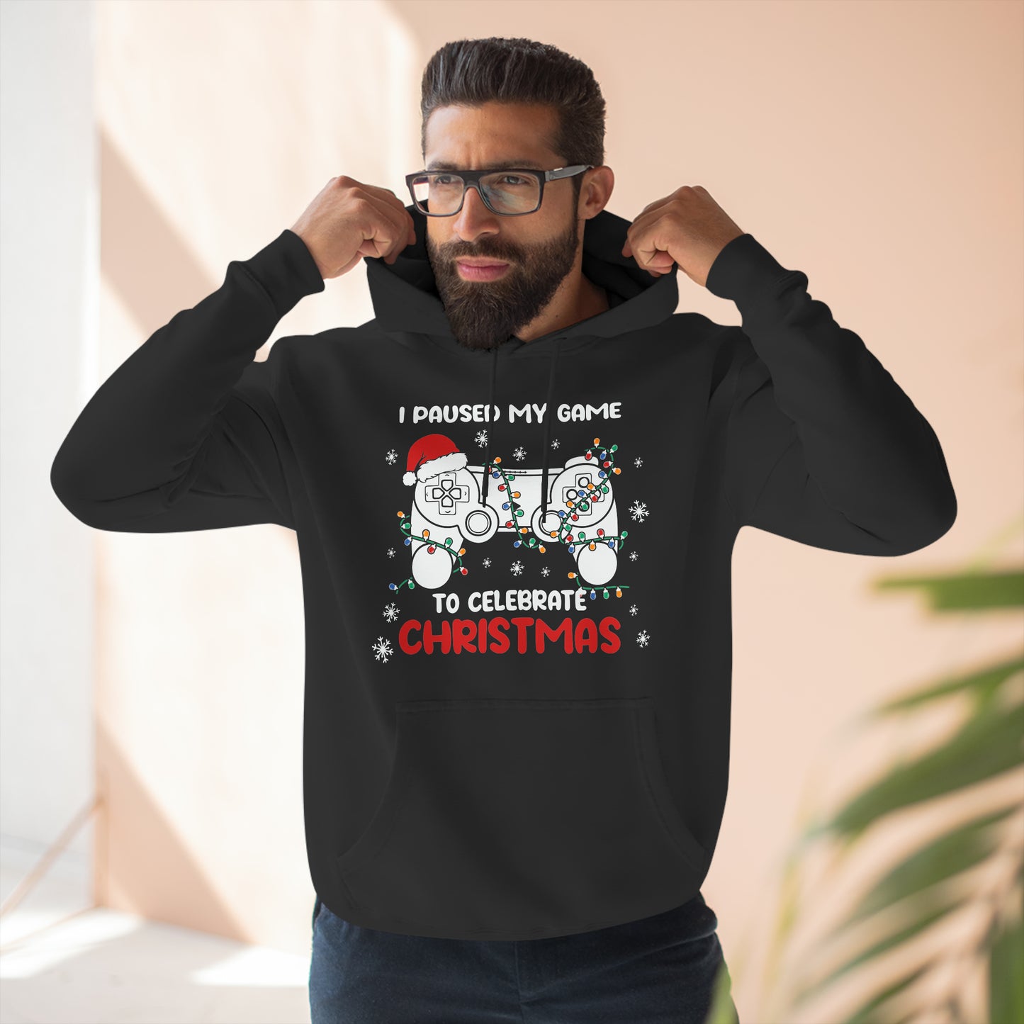 I Paused My Game To Celebrate Christmas Pullover Hoodie