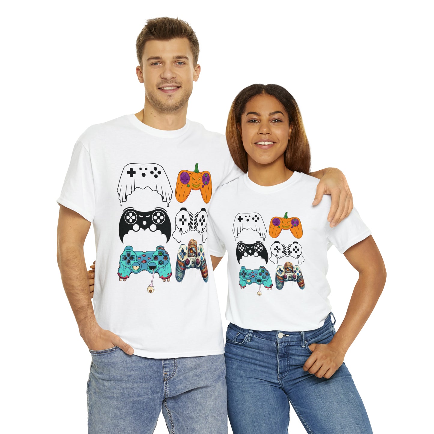 Game Controller Halloween Short Sleeve Tee